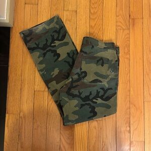 Vintage Camo Straight Leg Pants - Size L/XL